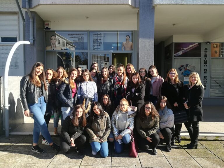 Esteticistas em visita